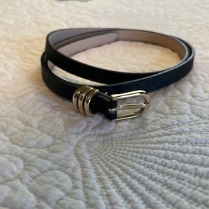 Black H&M faux leather belt